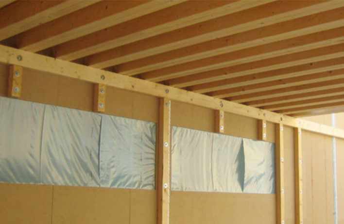 Lesene okvirne stene - Industrijska in poslovna gradnja - WOLF Systembau