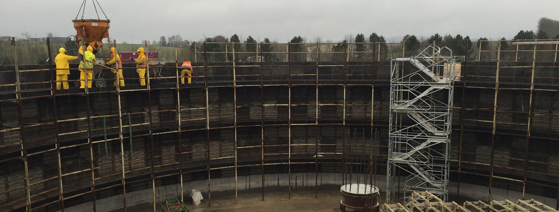 Opaž - Betonski rezervoarji - WOLF System