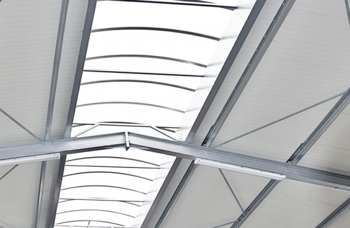 Prezračevanje in svetloba v strehi - Industrijska in poslovna gradnja - WOLF Systembau
