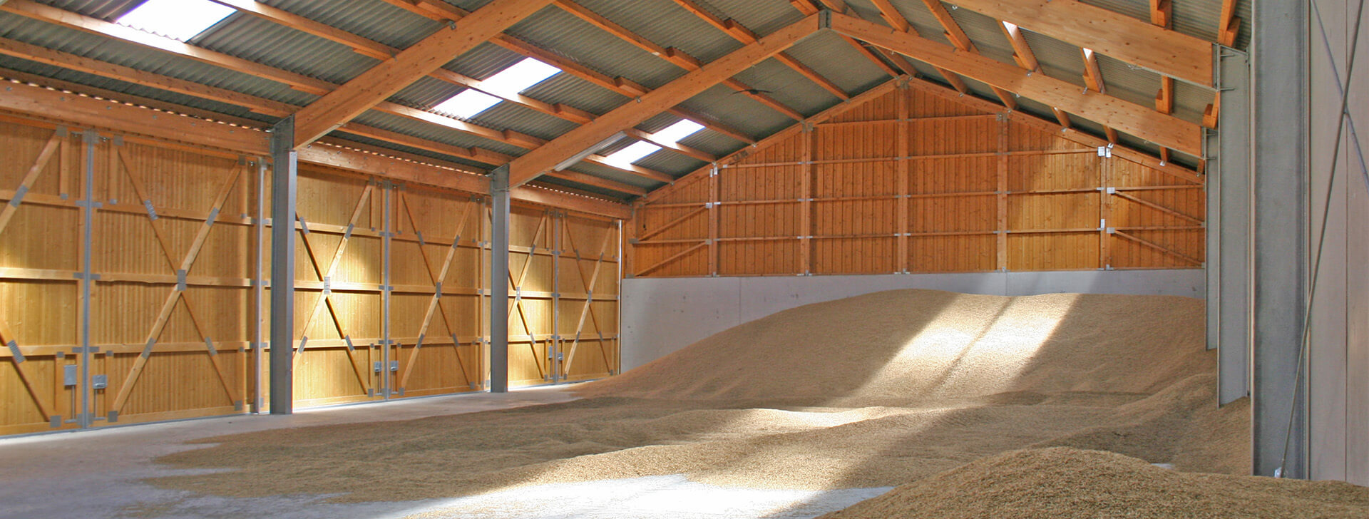 Hale za žito in proizvode v razsutem stanju - WOLF System