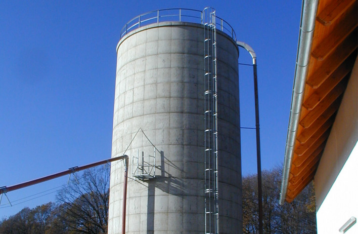 Silosi za celozrno žito - Betonski stolpni silosi - WOLF Systembau
